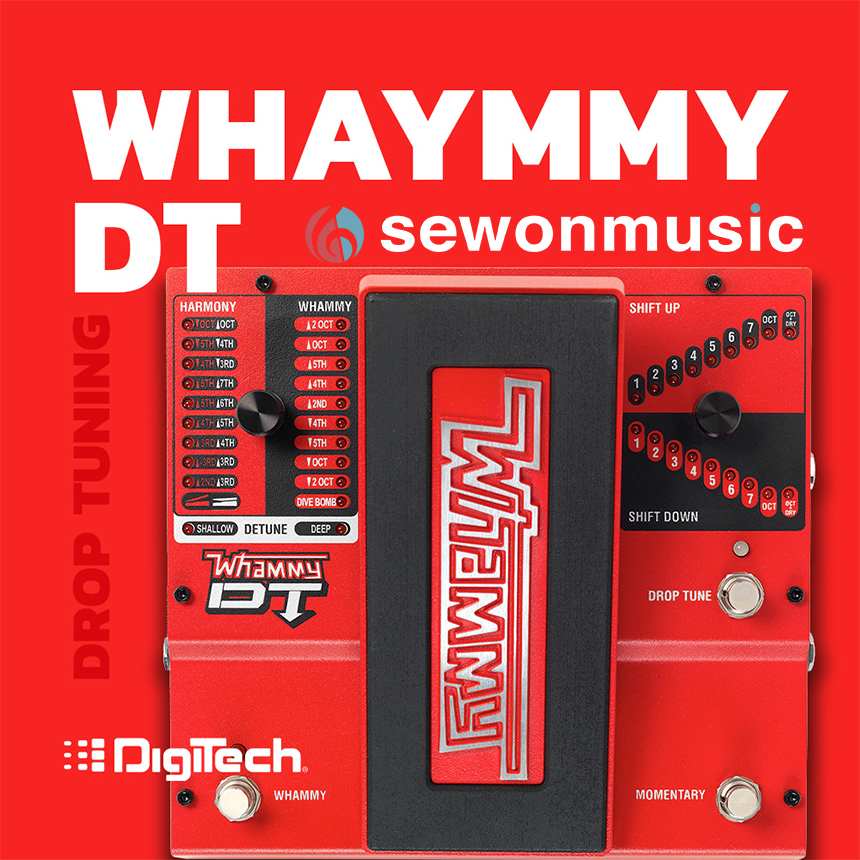 케이블무료 / 디지텍 Whammy DT 피치 쉬프터 페달 기타 이펙터