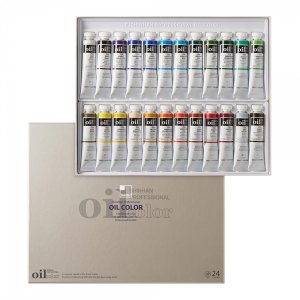 신한화구 유화물감세트 20ml 24색