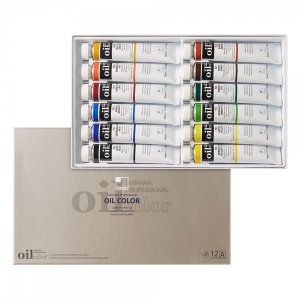 신한화구 유화물감세트A 50ml 12색