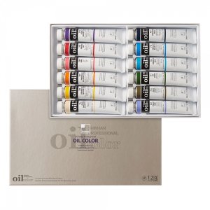 신한화구 유화물감세트B 50ml 12색