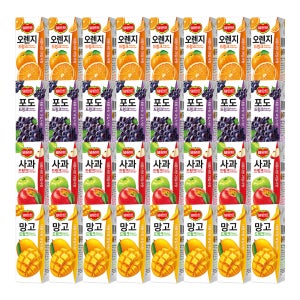 델몬트 드링크4종(사과,망고,포도,오렌지)x8 총32팩