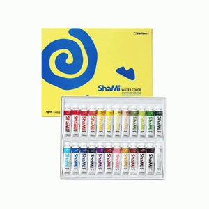 신한화구 샤미수채물감세트 10ml 24색