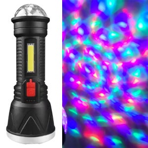 미러볼 조명 무드등 충전식 미니 미러볼 LED 손전등 후레쉬