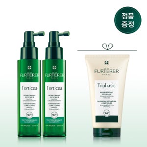 [르네휘테르] 포티샤 뿌리볼륨 두피앰플 세럼 100ml 듀오(+트리파직 트리트먼트150ml증정)