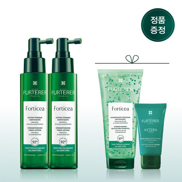르네휘테르 포티샤 헤어리프팅 FLX 뿌리 볼륨 두피 앰플 세럼 100ml 듀오