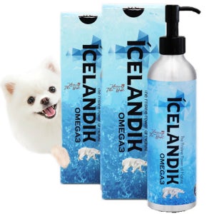 (랜덤사은품 증정) 카이쿠라 아이슬란딕 강아지 고양이 오메가3 250ml, 2개