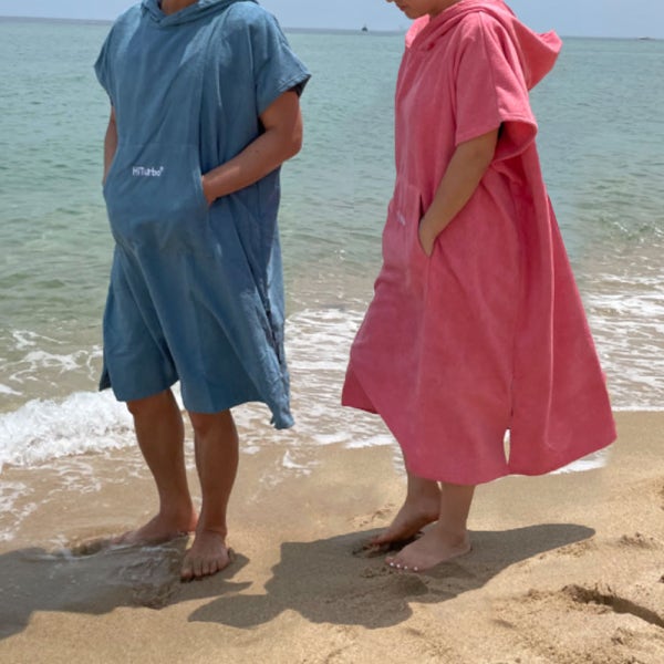 (남녀공용) 서핑판초 비치 타올 판쵸 서프퍼 물놀이성인비치 수영타올 드라이로브 프리 다이빙 비치가운