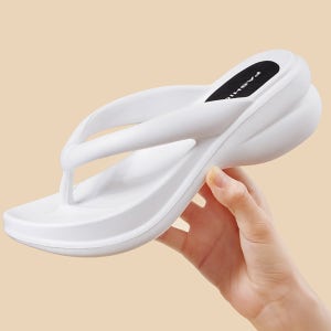 여성 키높이 쪼리 여름 플립플랍 발편한 푹신한 편한 통굽 슬리퍼 6cm