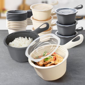 캠핑그릇 식기 반합 손잡이쿡앤밥 275ml 10P세트