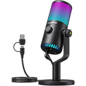 마오노 DM30 RGB 블랙 / USB 방송 마이크