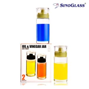 시노글라스 오일병 2P (소) 100ml 세트 밀폐 소스병