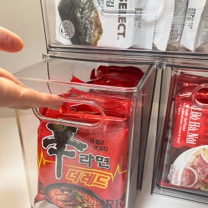 투명 서랍장 적층형 팬트리 수납함 냉장고 약 소품 정리함