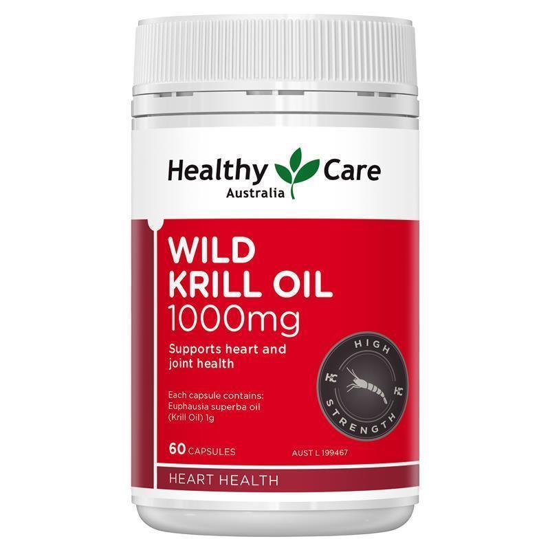 <b>헬씨케어</b> 와일드 <b>크릴 오일</b> 1000mg 60캡슐