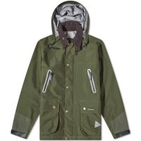 바버 x 앤드 원더 3L 재킷, 다크 올리브 BARBOUR X AND WANDER 3L JACKET