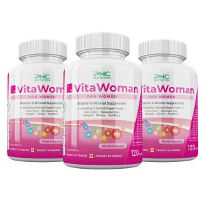 3병 NEW (비타우먼with슈퍼푸드) 여성 멀티비타민 아사이베리 (PNC VITAWOMEN Superfoods mineral 120caps)