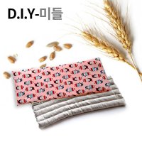 DIY KIT 현미찜질팩만들기 미들 냉온 허리배어깨 핫팩 곡물팩