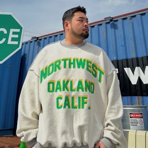 리버스 헤비 맨투맨 3COLOR 빅사이즈 상의 오버핏 에이오알닷