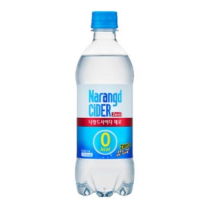 [중앙몰] 나랑드 사이다 제로 500ml 20페트 탄산 음료수 제로칼로리