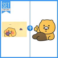 카카오프렌즈 춘식이 데스크 매트 + 춘식이 마우스 패드 - 엄지척