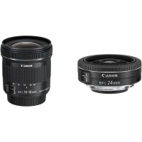 캐논 초광각 줌 렌즈 EF-S 10 - 18mm EF-S 24mm 렌즈