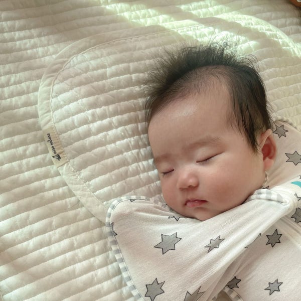 미소네이처 3+1 신생아 아기 땀패드 베개패드 침패드 누빔 인견 듀라론 양면 어깨 침받이
