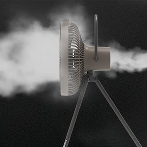 크레모아 써큘레이터 V1040 웜그레이 전용가방 포함 무선 타프팬 충전식 캠핑 선풍기
