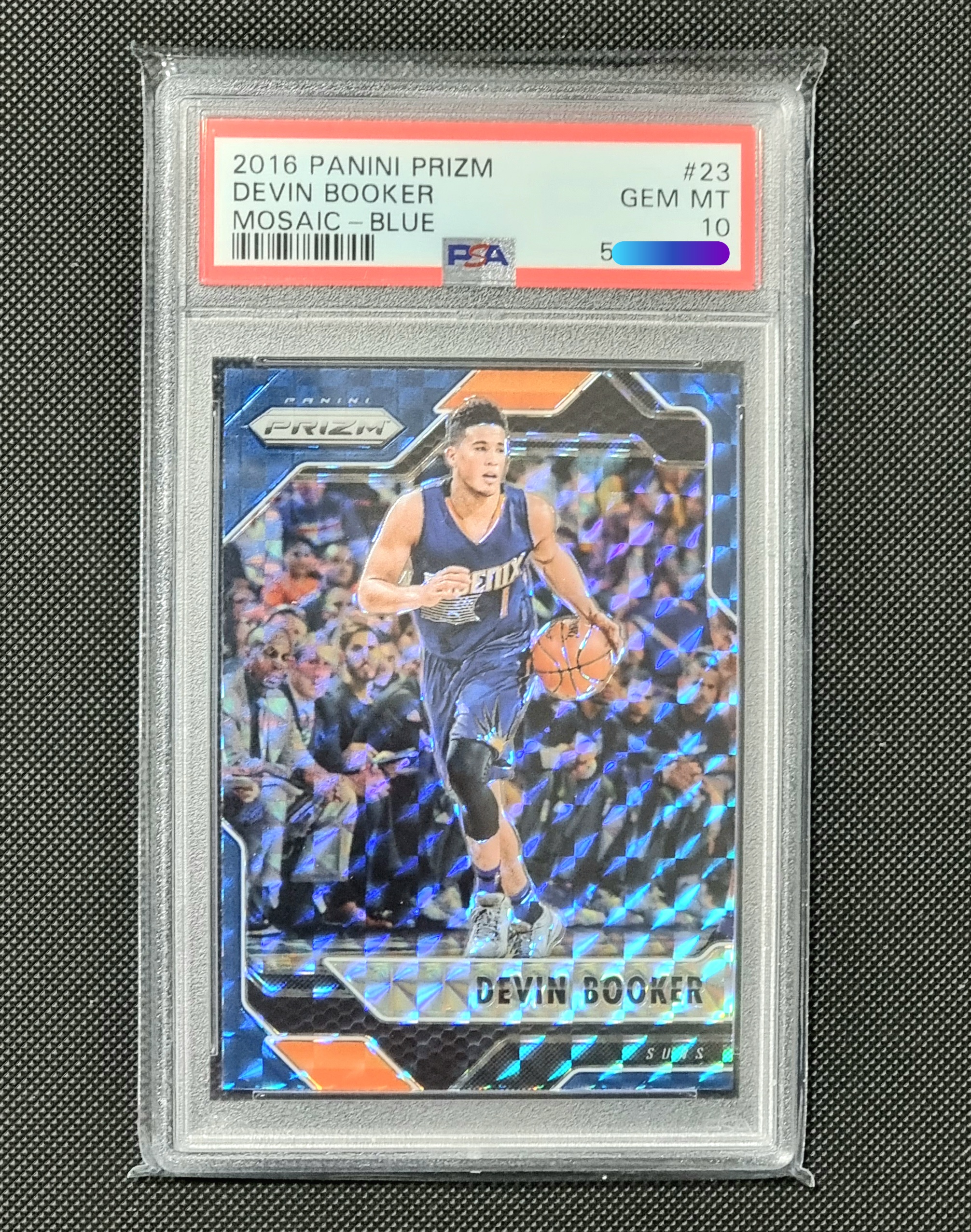 [데빈 부커 등급카드 PSA10] 2016-17 Prizm Mosaic Blue Devin Booker GEM MT NBA카드