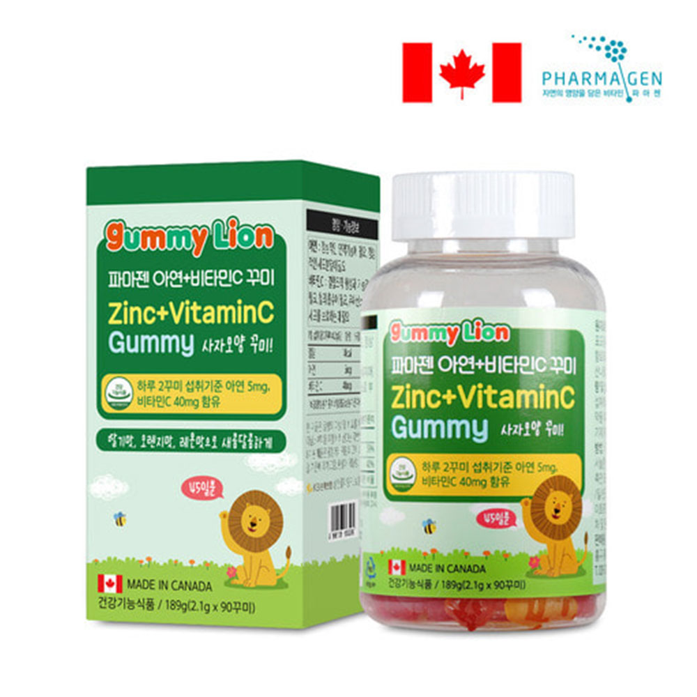 파마젠 아연 <b>비타민C</b> 꾸미 키즈 어린이 <b>비타민</b> 젤리 영양제