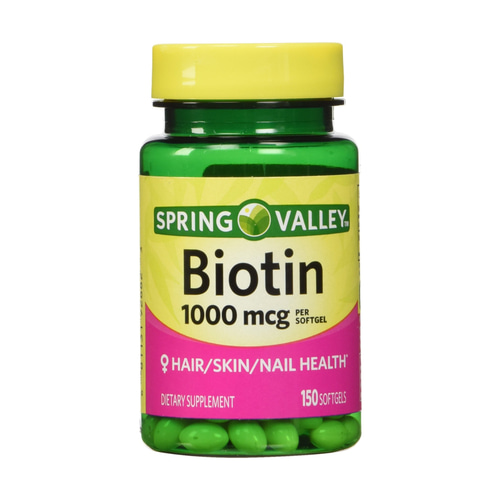 <b>Spring Valley</b> <b>스프링밸리</b> 비오틴 1000mcg 150정