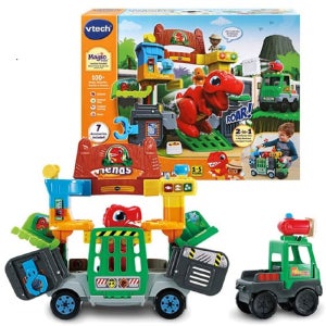 브이텍 2in1 다이노파크 다이노트럭 변신 공룡 장난감