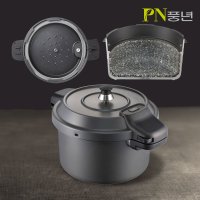 PN풍년 스톤벨 주물 곱돌 압력솥 3L/5인용 돌솥 압력밥솥 누룽지 돌솥밥