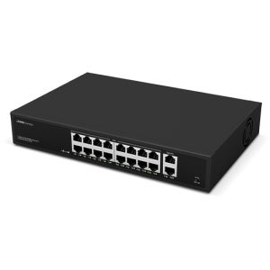 아이피타임 POE16002 1Gbps 16포트 2업링크 POE+스위치허브
