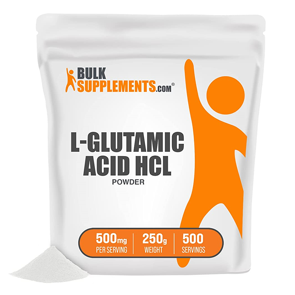 벌크 서플리먼트 <b>L</b> <b>글루탐산</b> 글루타민산 HCL 파우더 분말 250g