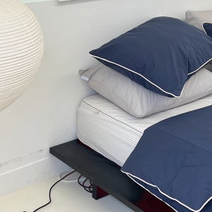 Navy line 차렵이불 (고밀도 100수 여름 가을이불 간절기 겨울용)