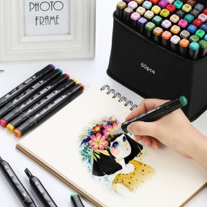 터치필 마카펜 색마카 초등학교 1학년 2학년 선물 드로잉펜 60색