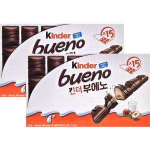 킨더초콜릿 부에노 645g (43g x15개) x 2박스 세트 코스트코 번들