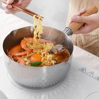 키친아트 인덕션 라면냄비 해머톤 함마톤 16cm 스텐 계량냄비