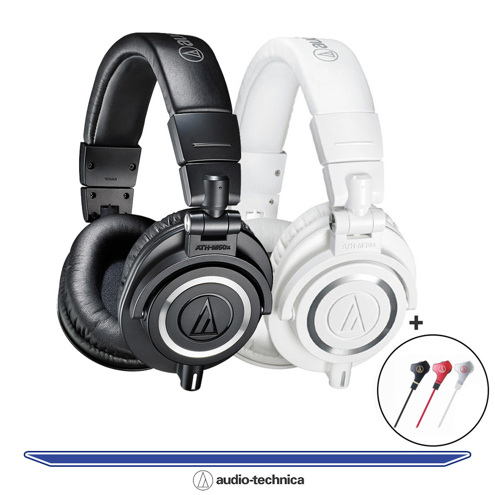 오디오테크니카 ATH-M50X 스튜디오 모니터 모니터링 헤드폰 블랙