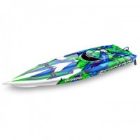 [CB57076-4] Green SPARTAN RTR - Brushless Race Boat 하바라인 트랙사스 알씨보트