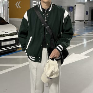 클라쓰업 로멜 남자 남성 바시티 야구 점퍼 잠바 자켓 6706