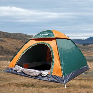 원터치 방수 텐트 휴대용 캠핑 낚시 그늘막 사각 소형 팝업 3-4인용