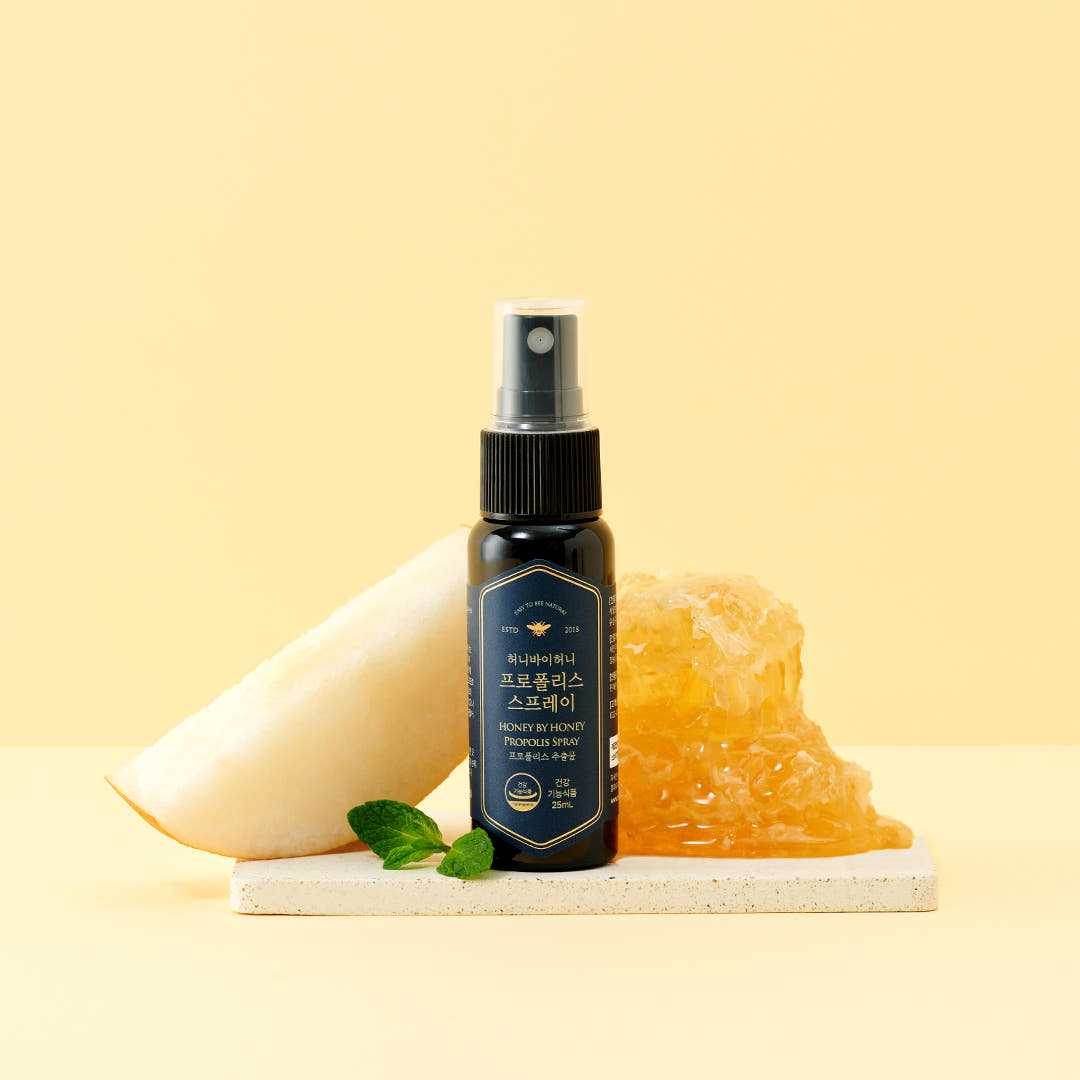 2+2 이벤트 허니바이허니 고함량 수용성 <b>프로폴리스</b> 스프레이 <b>25ml</b> 목관리 입냄새 관리