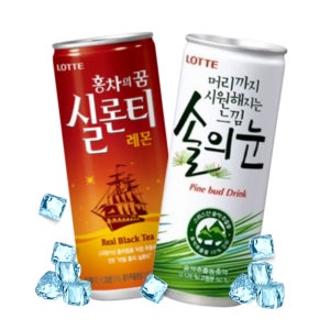 솔의눈 실론티 솔잎주 홍차 하이볼 캔음료 음료수 240ml 각15캔 총30캔