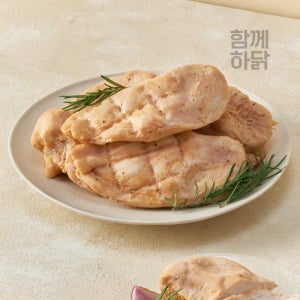 (도매)함께하닭 닭가슴살 1kg 10kg 스팀 헬스 냉동 그릴,오리지널,저염 통/슬라이스