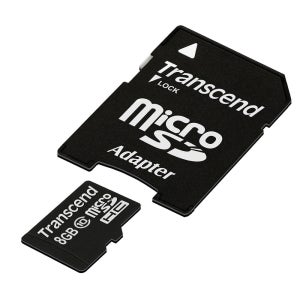 트랜센드 마이크로 MicroSD Class10 8GB / TS8GUSDHC10