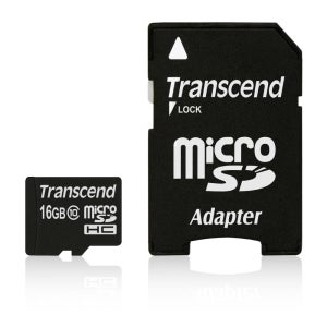 트랜센드 마이크로 MicroSD Class10 16GB / TS16GUSDHC10