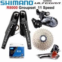 울테그라 브레이크 r8000 SHIMANO-울테그라 R8000 2x11v 그룹 세트 ST 레버 카세트 스프로킷 체인 앞/뒤 변속기 오리지널 로드 바이크