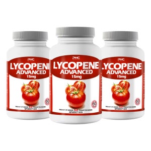 PNC 캐나다 라이코펜 어드밴스드 포뮬러 천연 토마토 15mg 60캡슐 3병