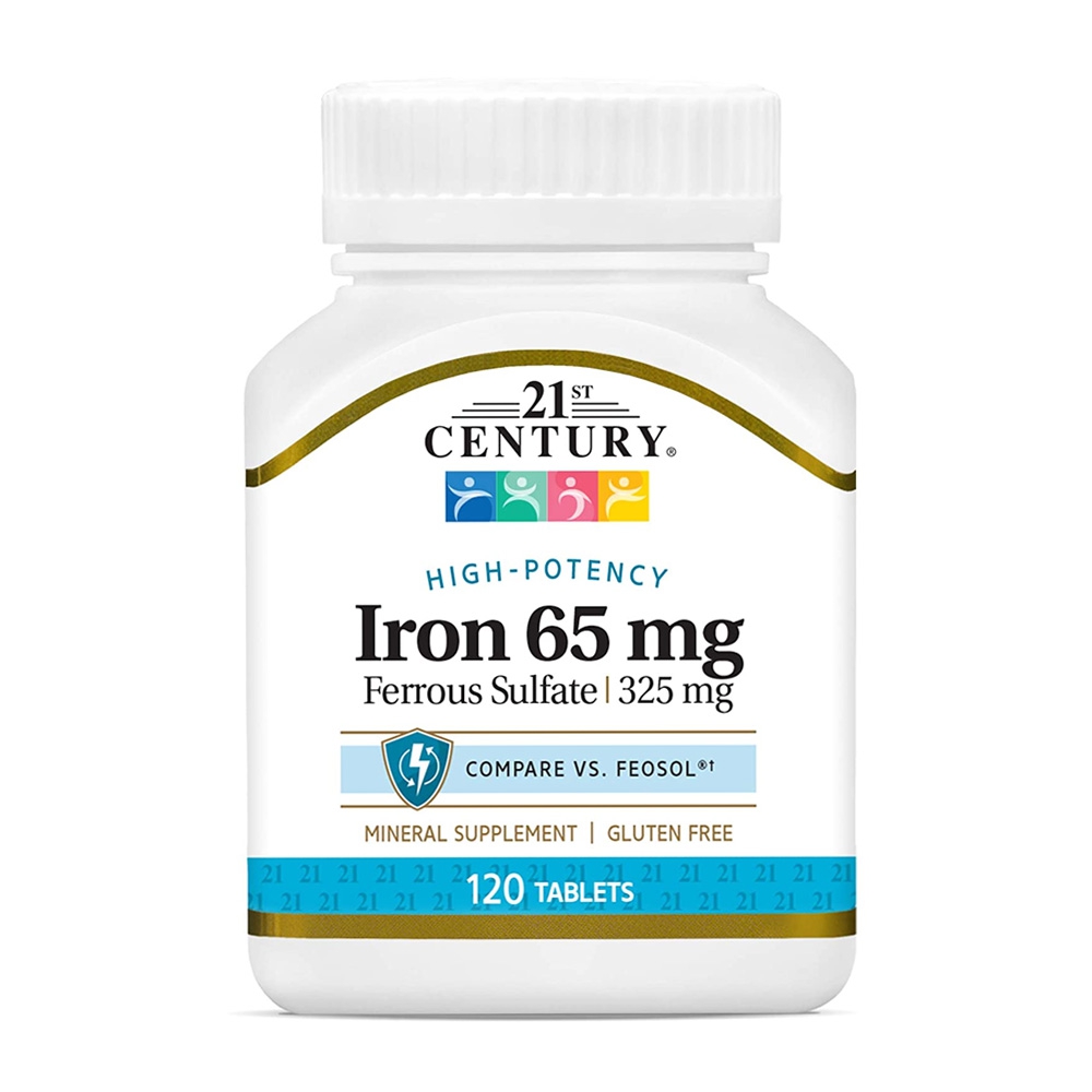 21센트리 하이 포텐시 <b>아이언 65mg</b> 120정
