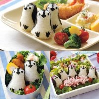 삼각김밥 만들기 틀 주먹밥틀 도시락꾸미기 귀여운 DIY 요리 주방 가제 스시 도구 펭귄 Onigiri moulds kawaii 쌀 공 커터 악세사리